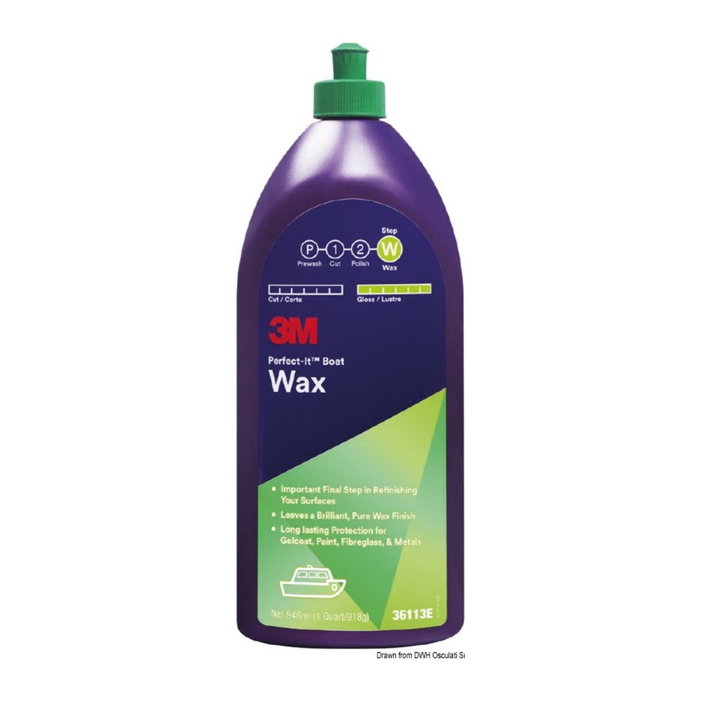 3M Carnauba wax 946 ml - foto originale Osculati Srl