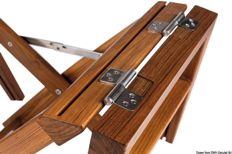 Sedia pieghevole ARC in Teak sabbia - foto originale Osculati Srl
