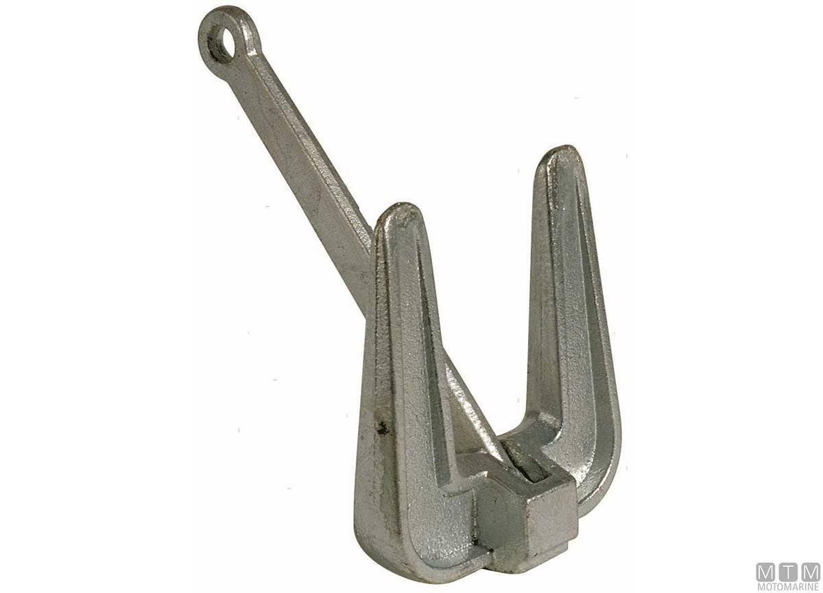 Hall anchor 2.8 kg hot-dip galvanized steel - original photo Motomarine Srl