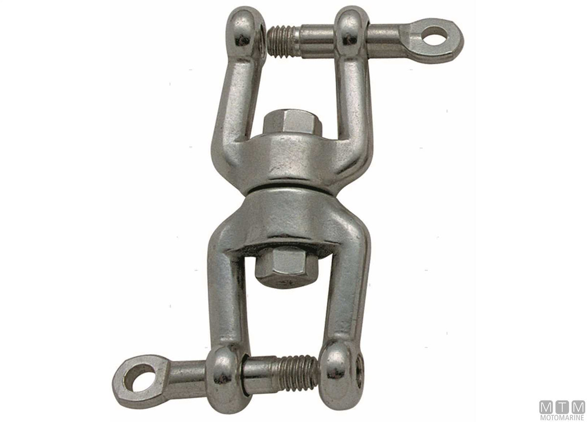 Shackle/shackle swivel Ø8 mm AISI 316 stainless steel - original photo Motomarine Srl