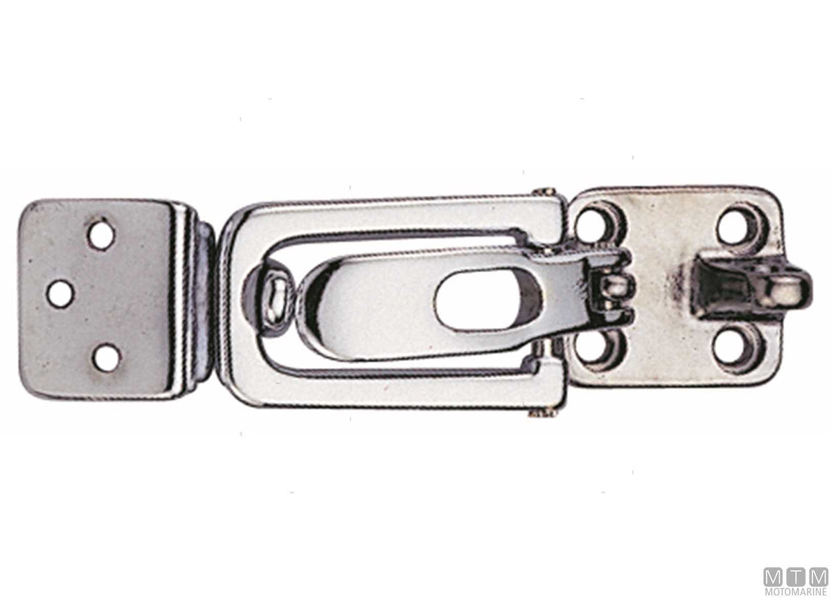 Vertical lever latch with padlock hole 100x30 mm, stainless steel - original photo Motomarine Srl