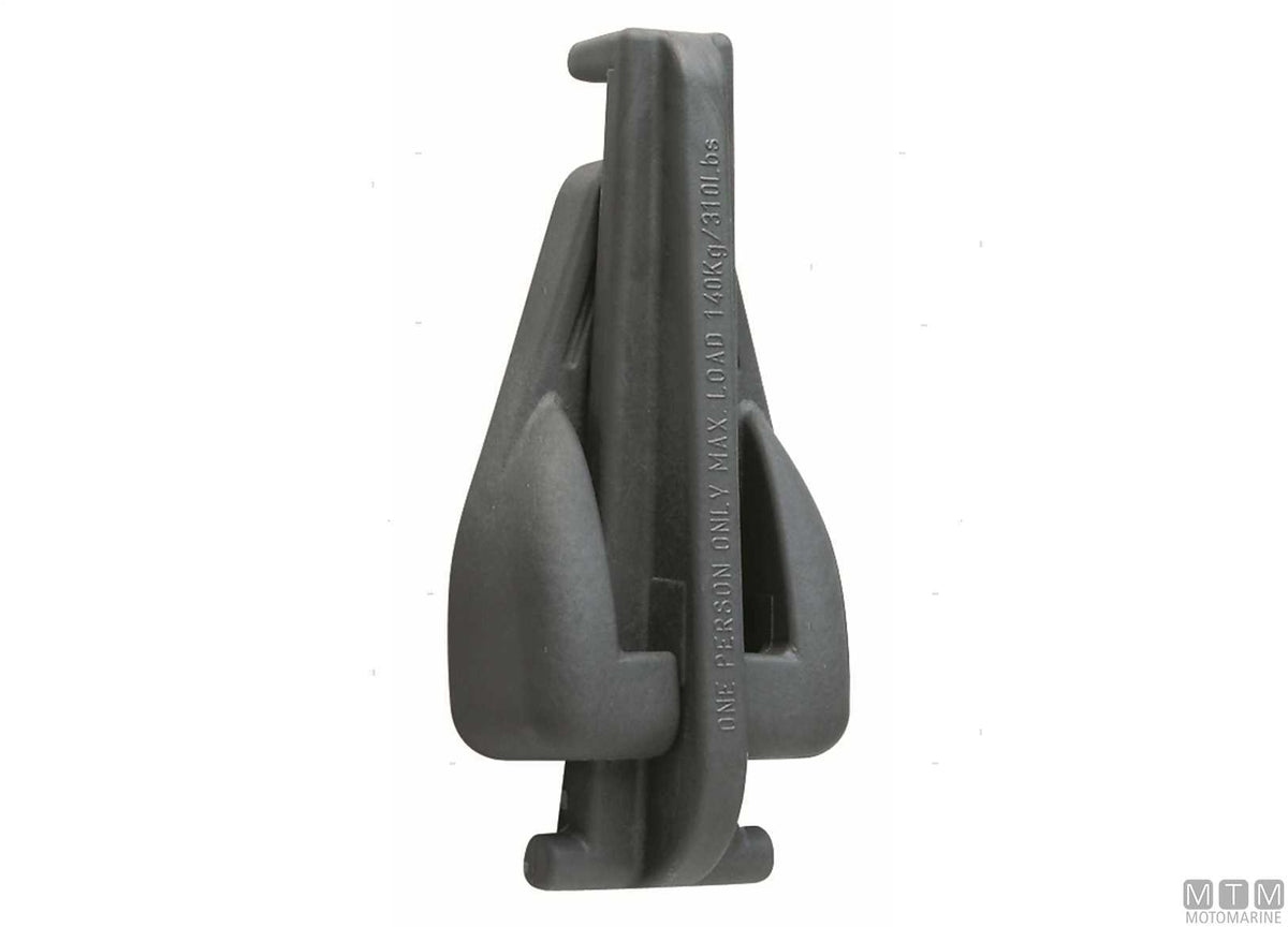 Foldable mast step, grey, fiberglass - original photo Motomarine Srl