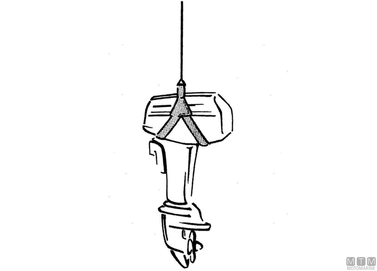 Motor lift harness - original photo Motomarine Srl