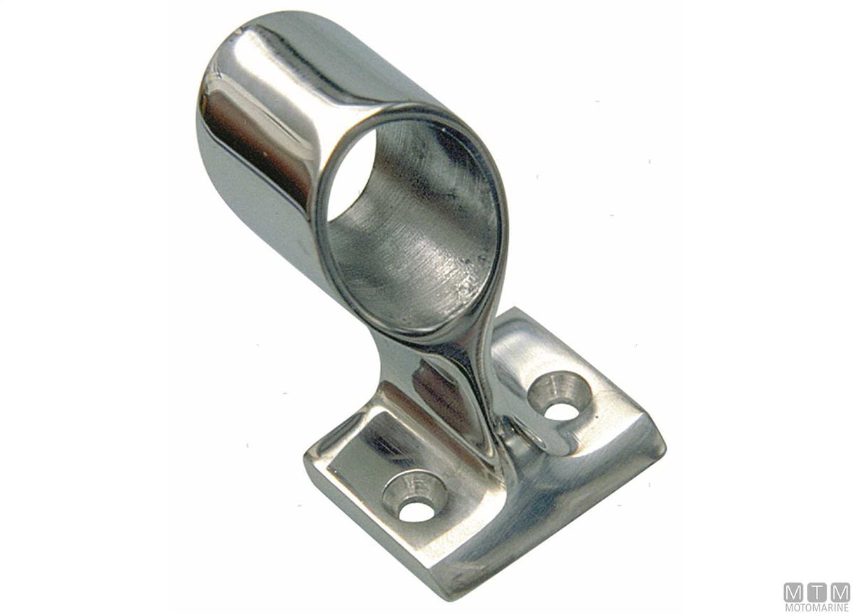 Left end support New Line D22 mm, stainless steel 316 - original photo Motomarine Srl
