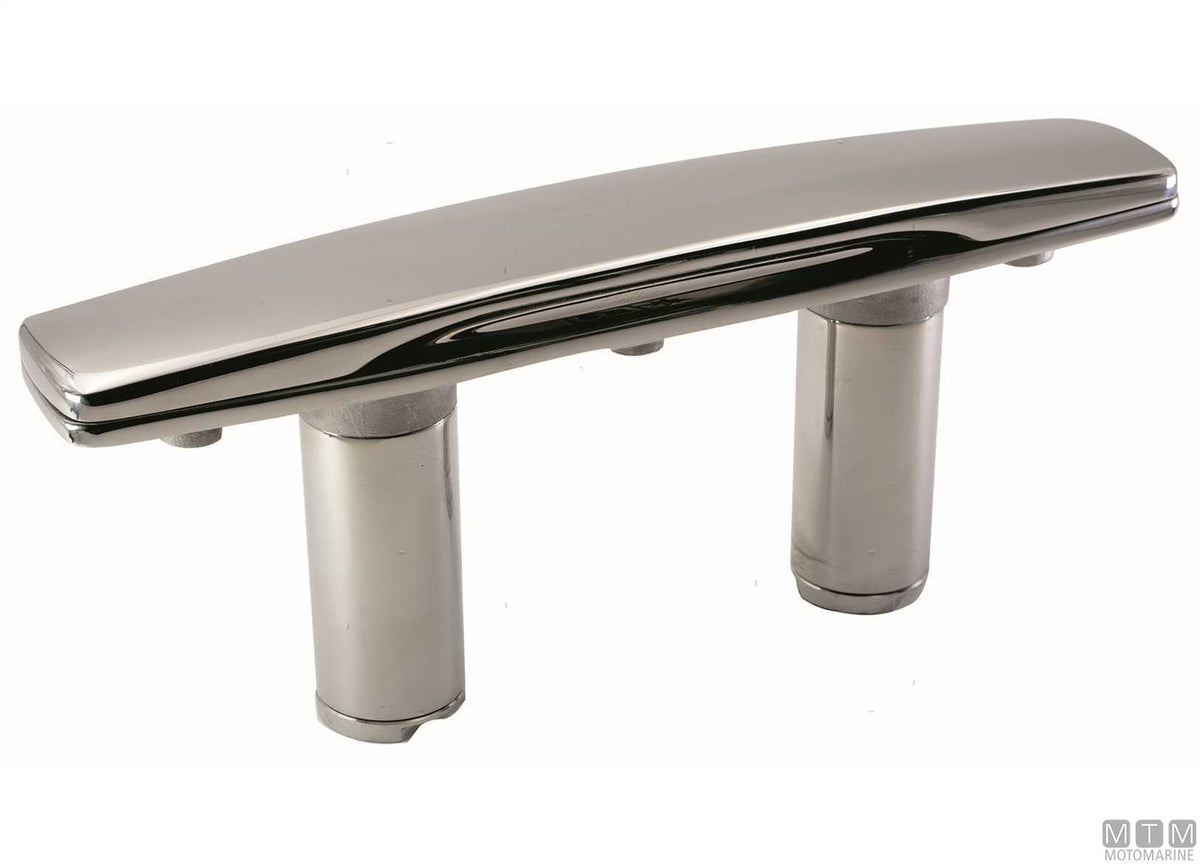Retractable cleat F-Line 350 mm in AISI 316 stainless steel - original photo Motomarine Srl