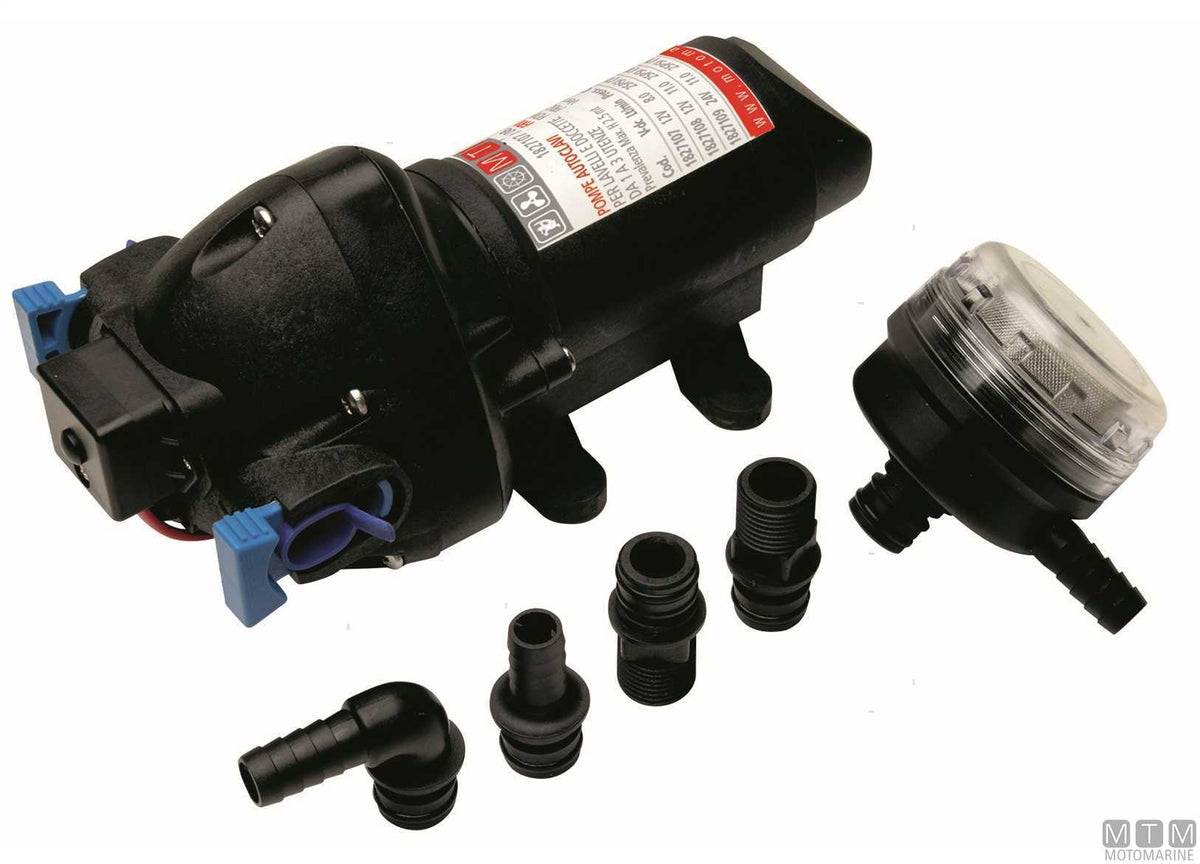 Colflo Triplex 8 L 12V pressure pump - original photo Motomarine Srl