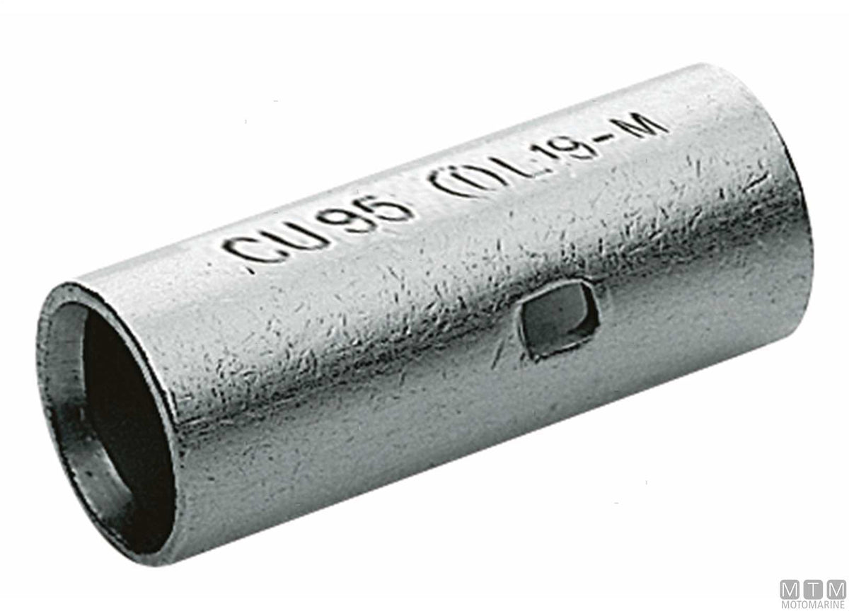 Butt connector for battery cable 16 mm² - original photo Motomarine Srl