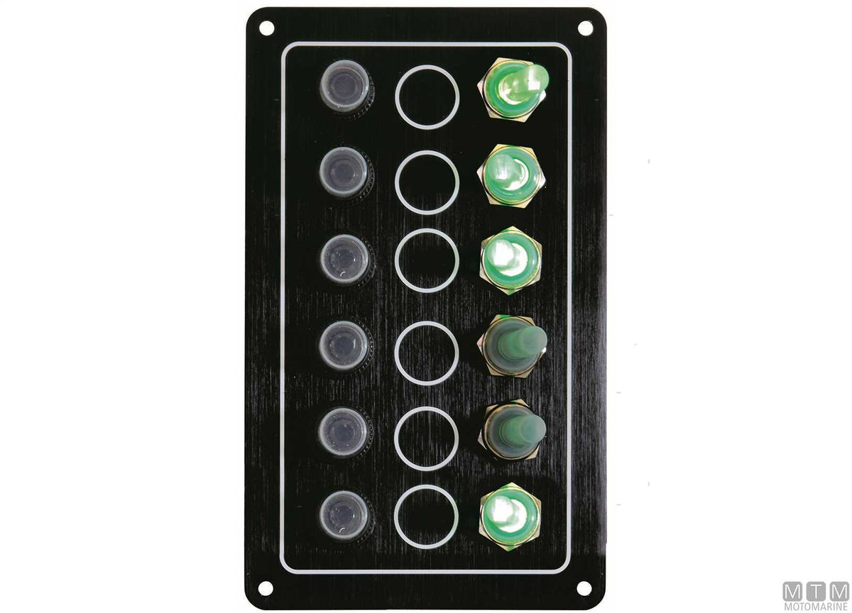 Ghost panel, 3 positions, 100x90 mm - original photo Motomarine Srl