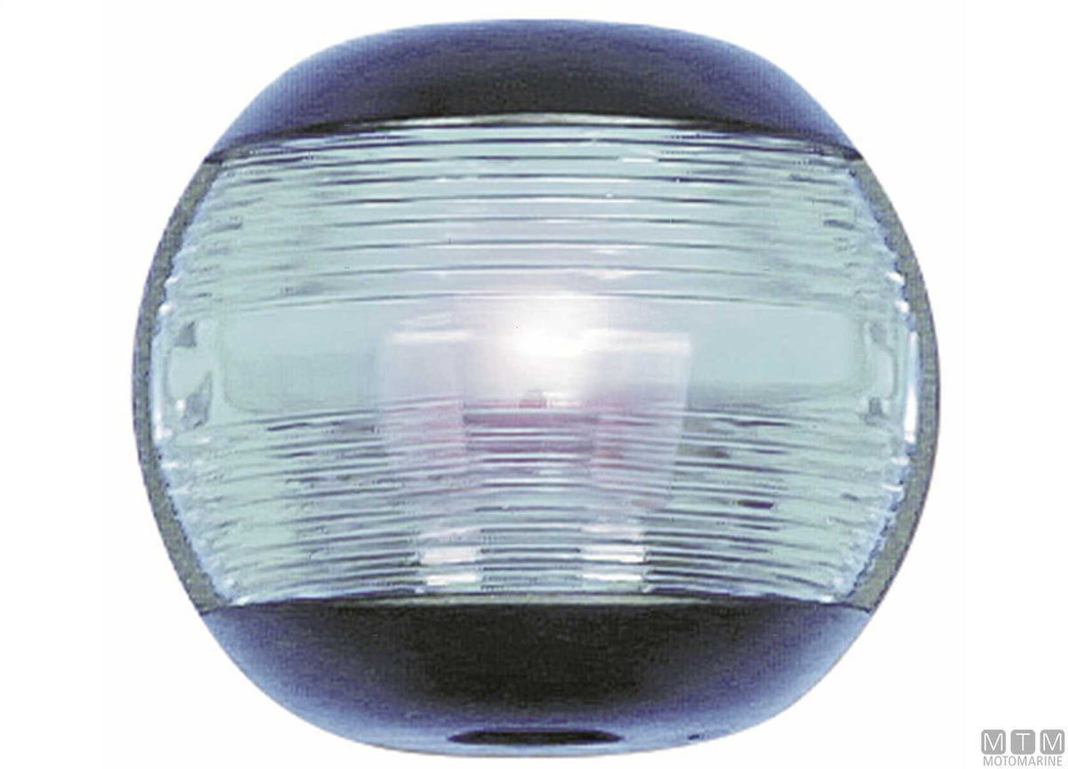 Red side navigation light Midi Flat black - original photo Motomarine Srl