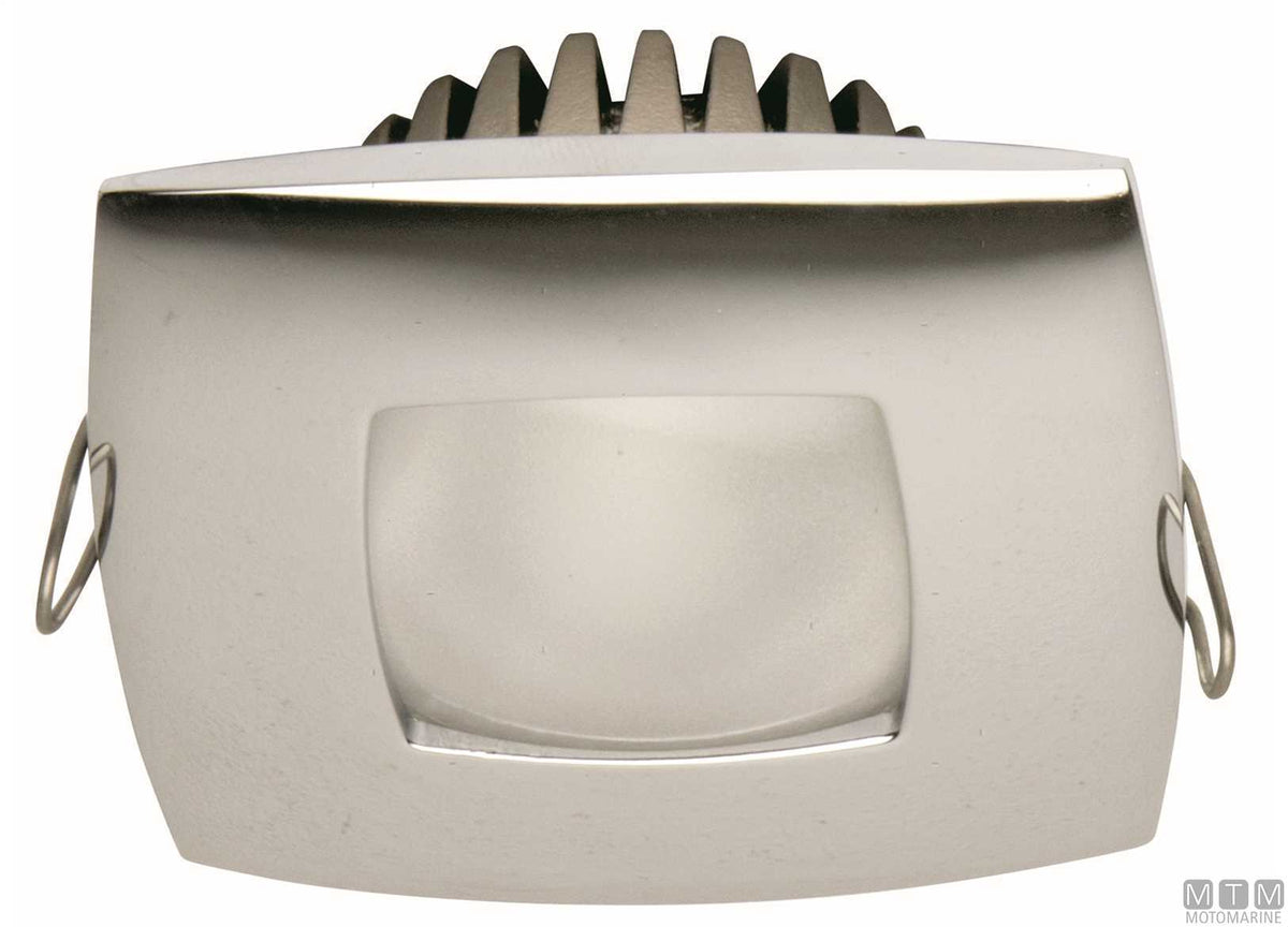 LED spotlight FS Sextans-QB 76x76 mm - original photo Motomarine Srl
