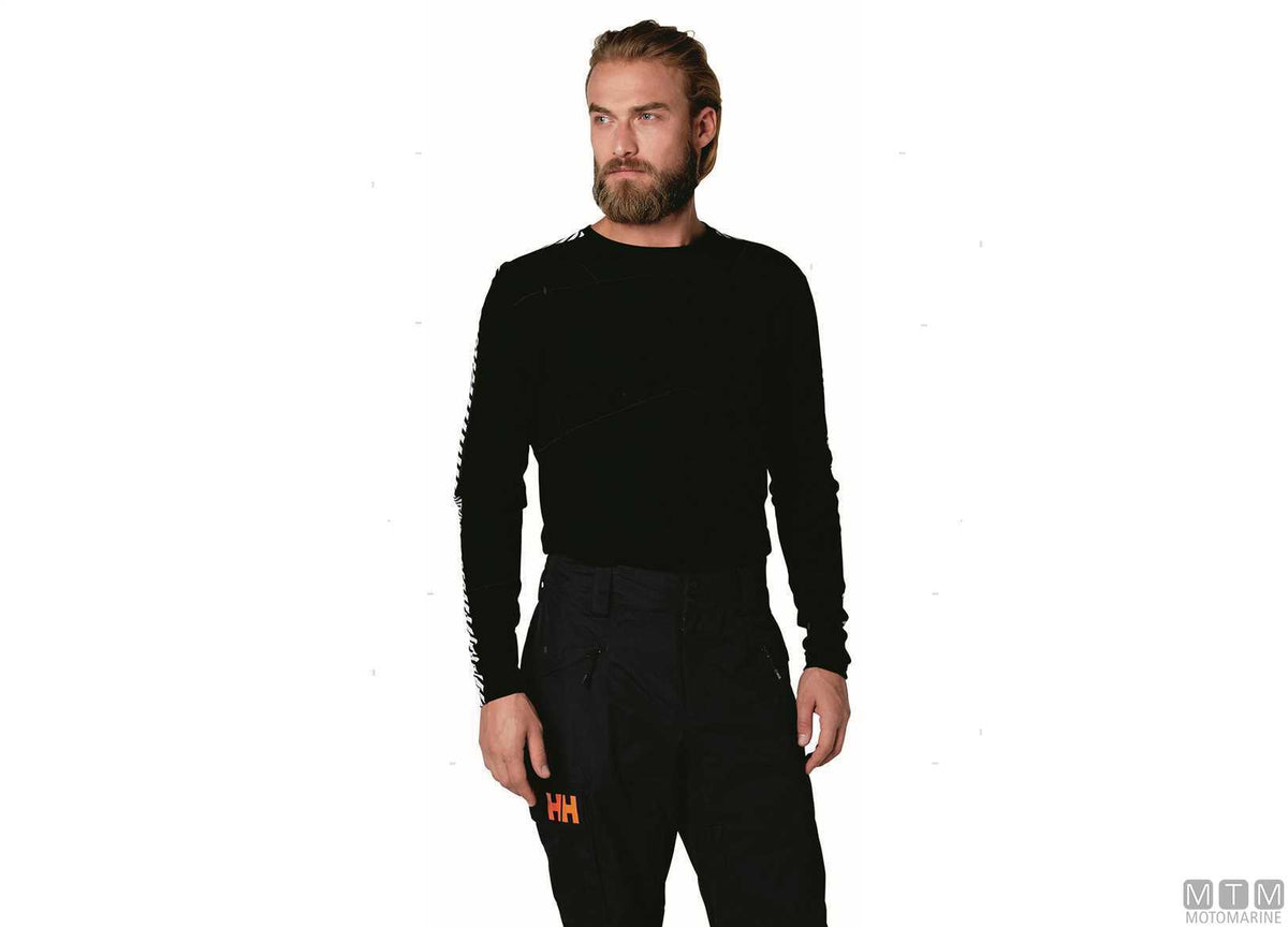 H/H Lifa Crew 998 shirt black L - original photo Motomarine Srl