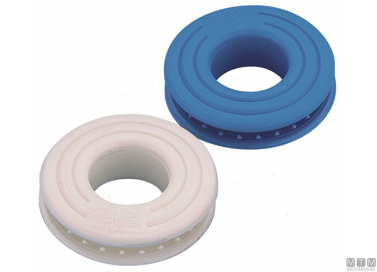Blue plastic eyelets pack of 12 pcs - original photo Motomarine Srl