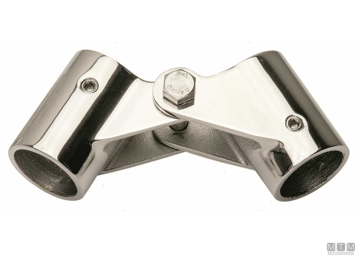 Stainless steel joint for bimini tops Ø25 mm - original photo Motomarine Srl