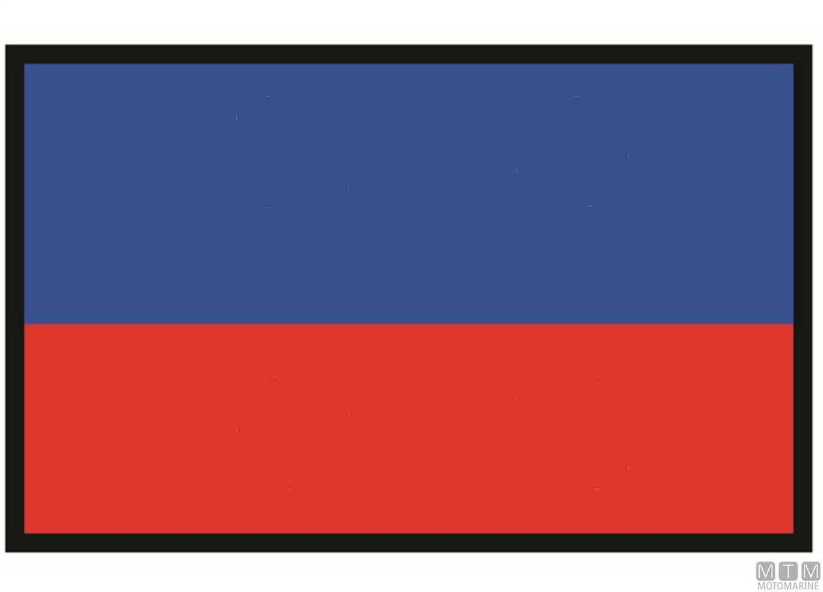 Signal flag E Echo, 40 x 60 cm - original photo Motomarine Srl