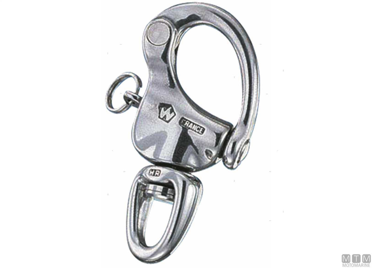 Wichard swivel snap shackle quick release eye Ø14 mm stainless steel 316 - original photo Motomarine Srl