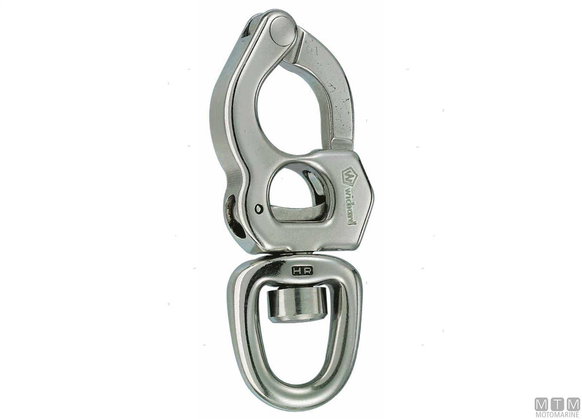 Wichard C4 swivel snap shackle quick release eye Ø16 mm stainless steel 316 - original photo Motomarine Srl