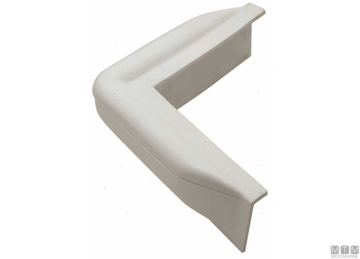 Majoni angled fender plate 25+25 cm, blue - original photo Motomarine Srl