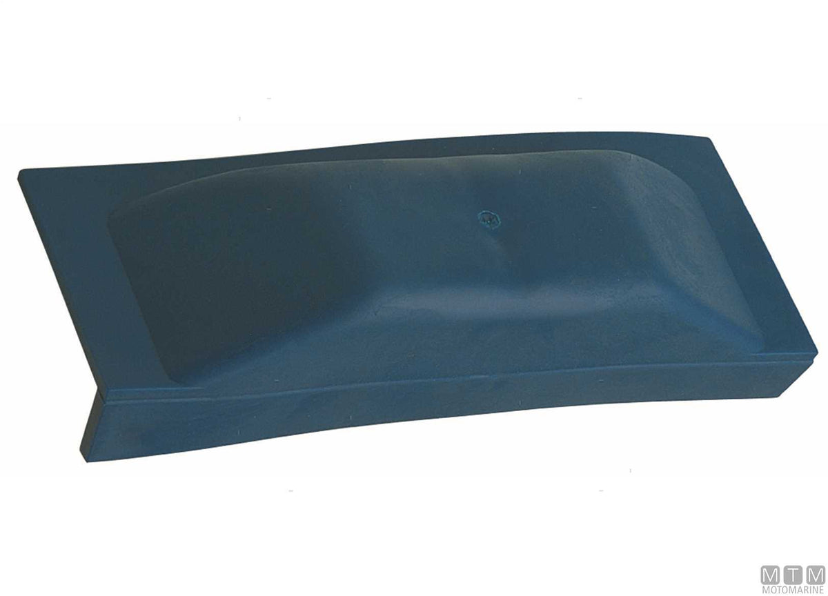 Majoni straight fender plate L 25 cm, white - original photo Motomarine Srl