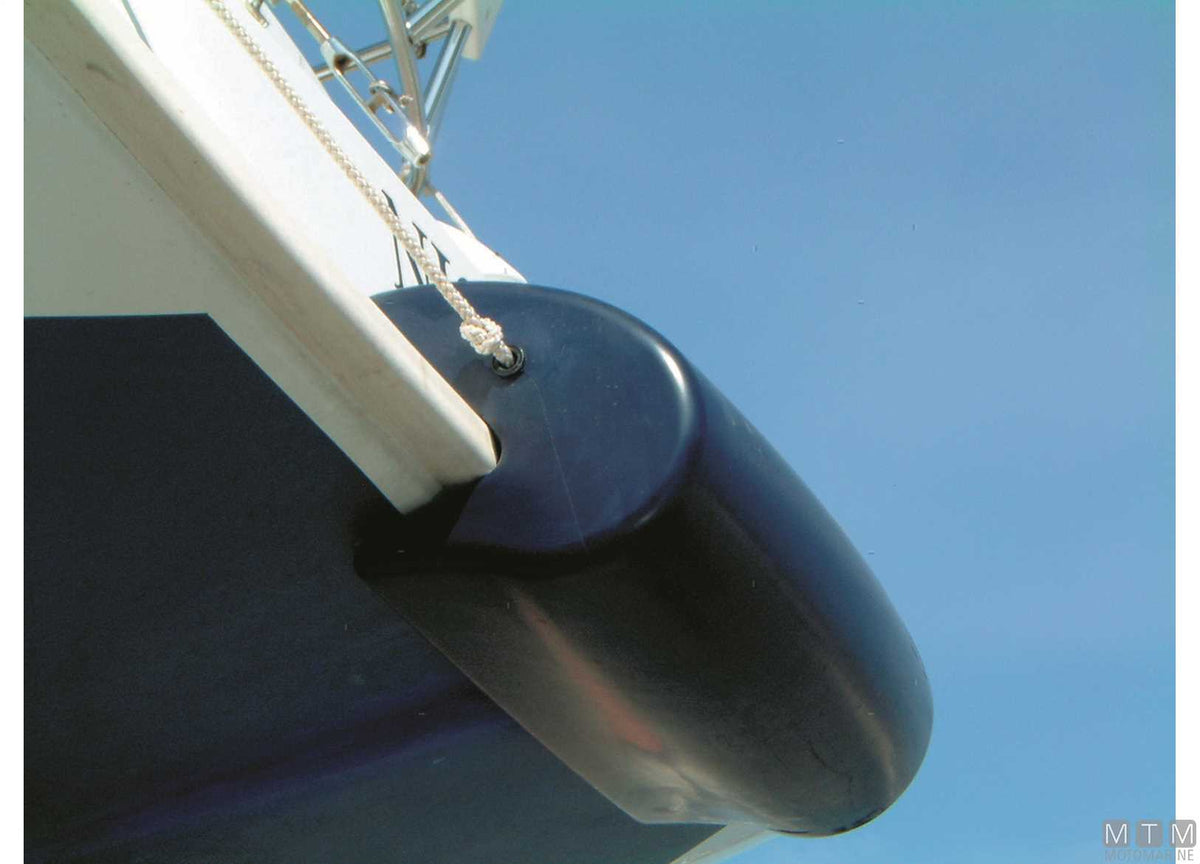 Safe stern fender blue 66x28 cm - original photo Motomarine Srl