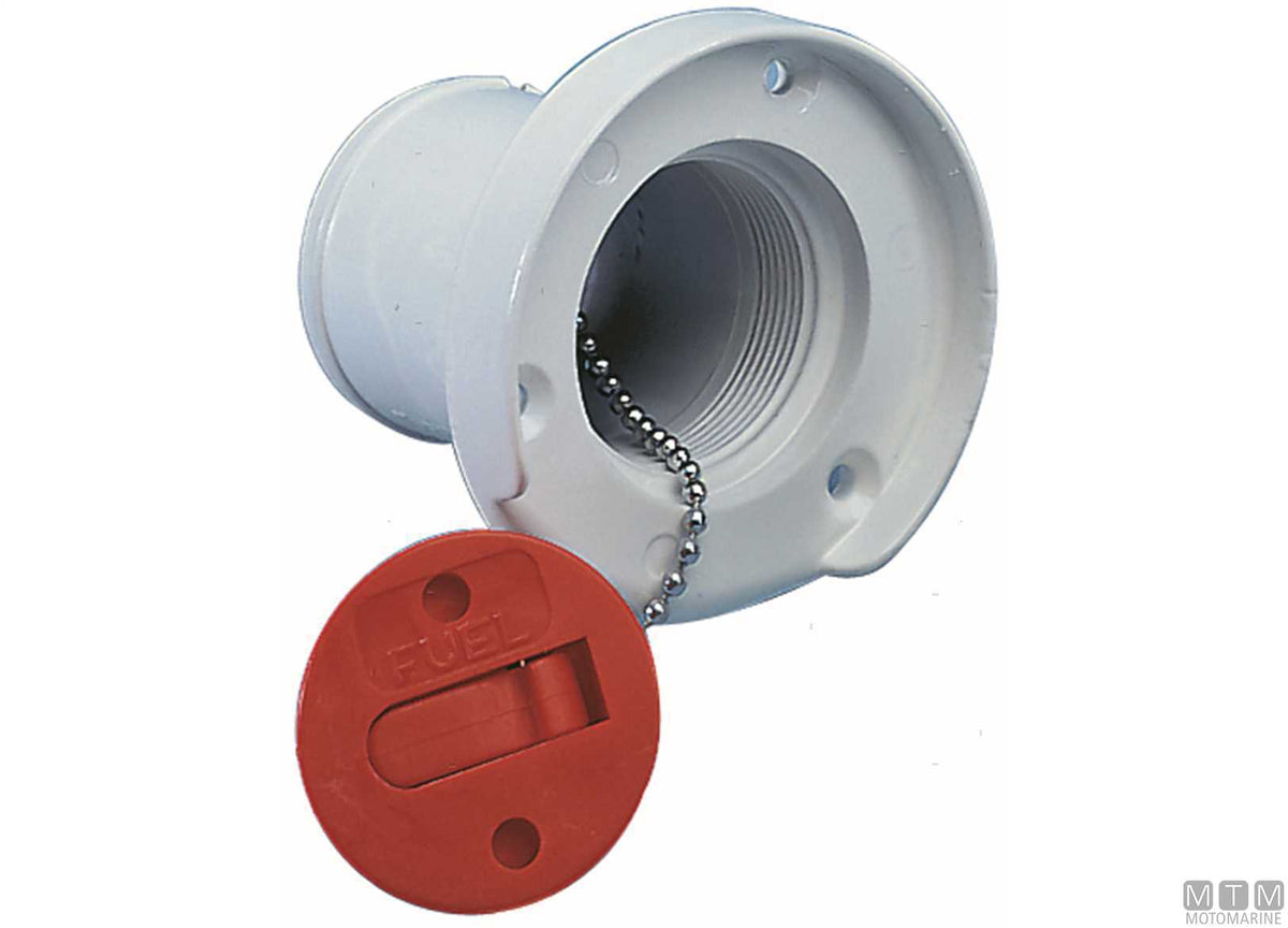 Water deck filler cap, lever opening, Ø38 mm, plastic - original photo Motomarine Srl