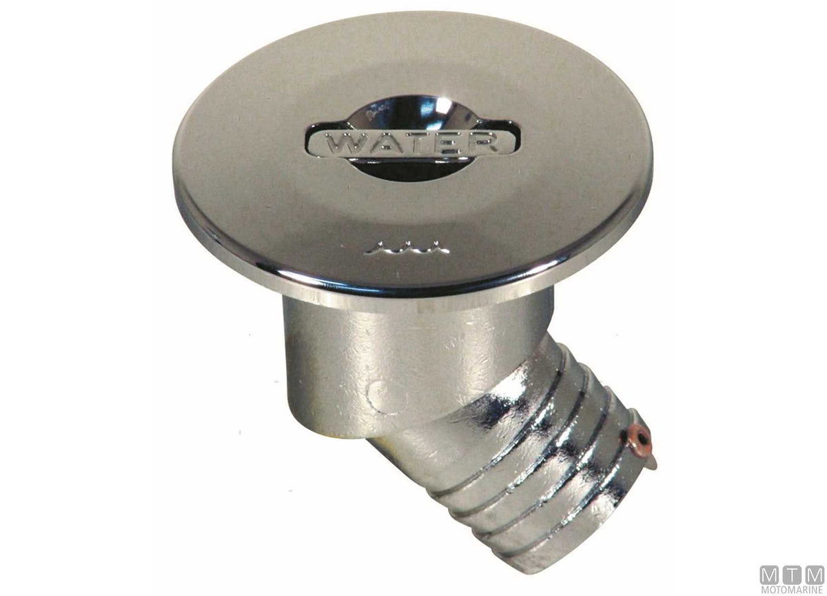 Lift 45 fuel deck filler Ø38 mm stainless steel - original photo Motomarine Srl