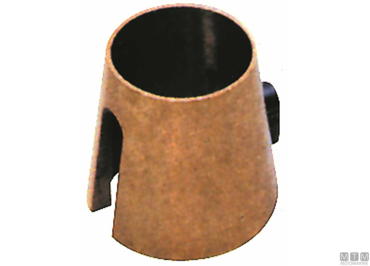 Hub cover for steering wheels <420 mm polished brass - original photo Motomarine Srl