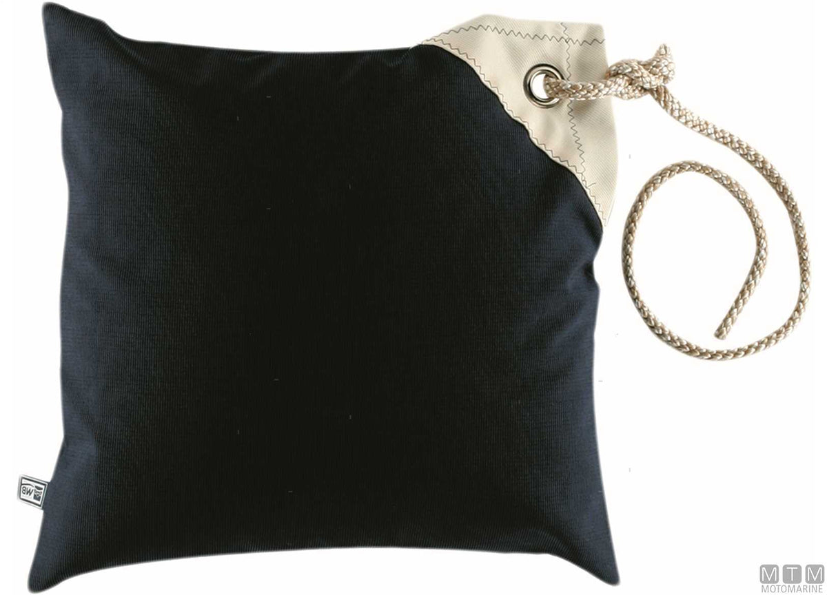 Waterproof cushion MB, 40x40 cm, navy blue - original photo Motomarine Srl