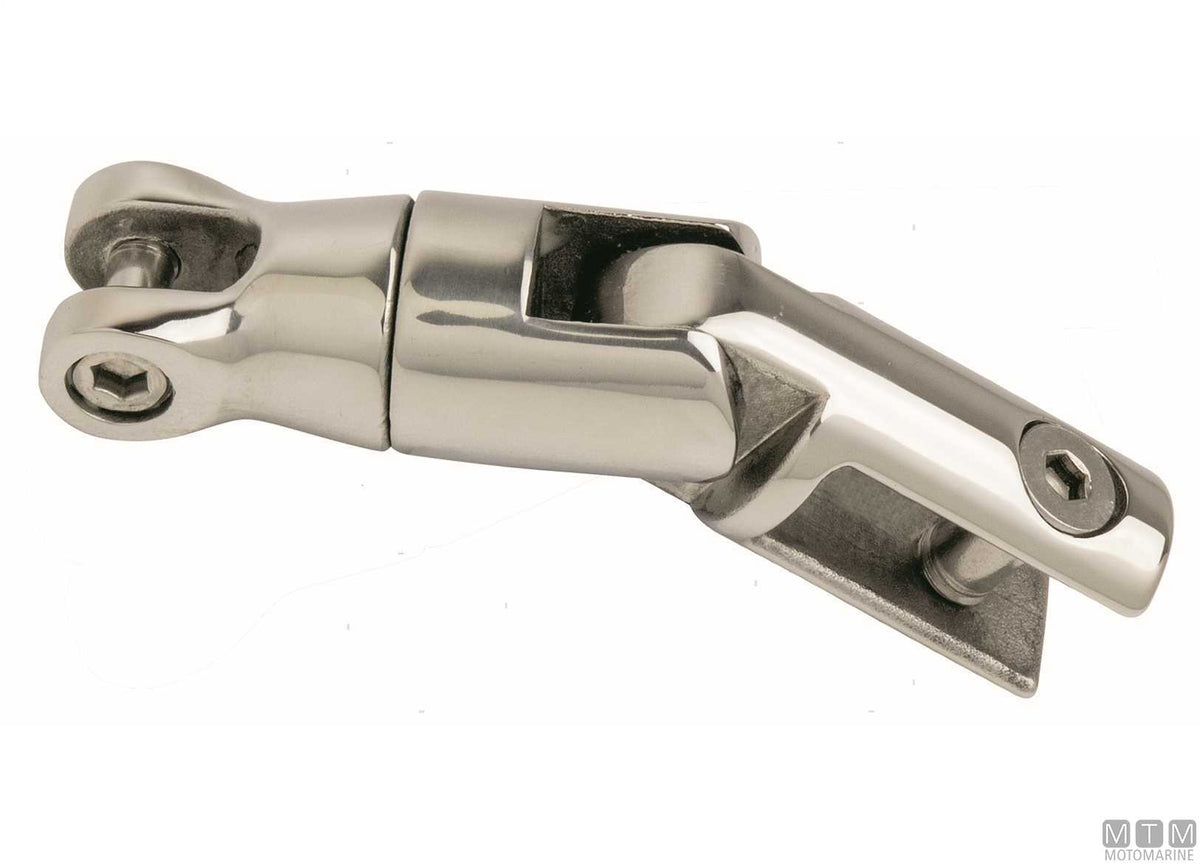 Double-joint anchor connector, chain Ø10 mm, stainless steel 316 - original photo Motomarine Srl