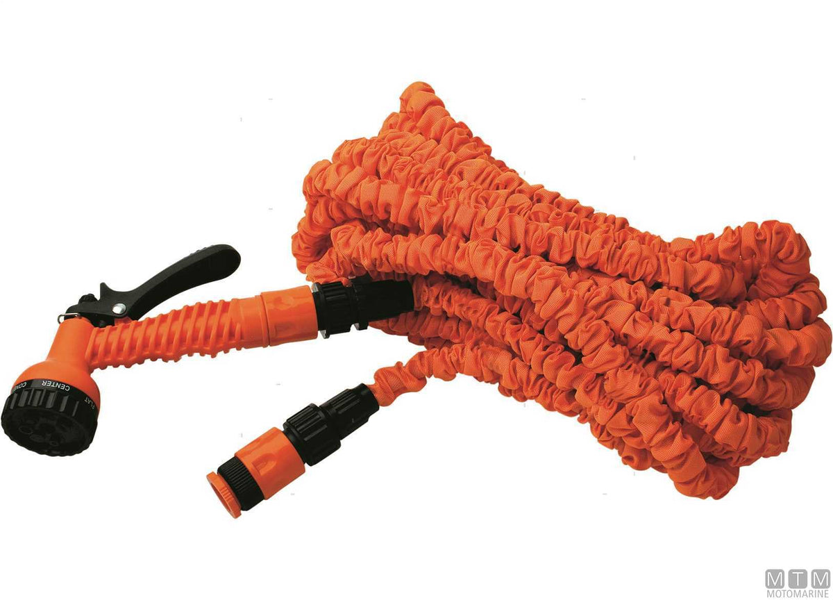 Expandable water hose Stretch Hose orange 8-22 m - original photo Motomarine Srl