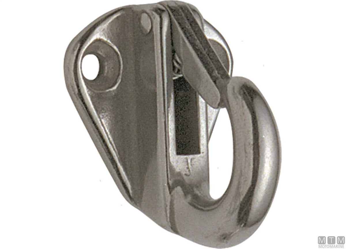 Snap hook 28x38 mm stainless steel 316 - original photo Motomarine Srl