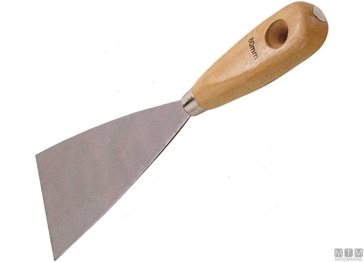 Putty knife with handle 60 mm (12 pcs) - original photo Motomarine Srl