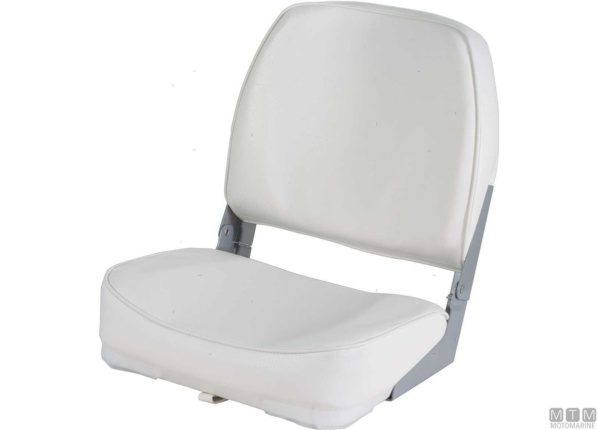Classic High Back folding seat, grey - original photo Motomarine Srl