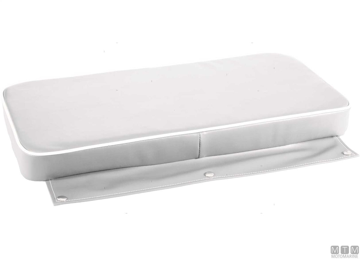 Bench seat cushion L1200 mm white - original photo Motomarine Srl
