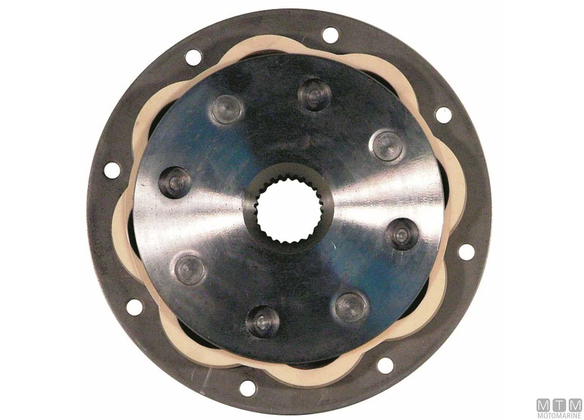 R&D Medium coupling disc Ø181 mm 26 teeth - original photo Motomarine Srl