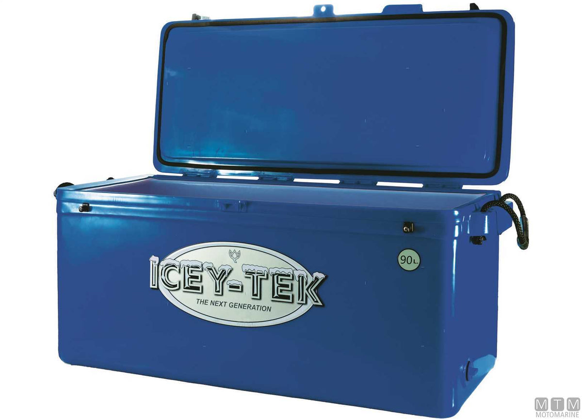 Iceytek 56 L professional icebox, blue - original photo Motomarine Srl