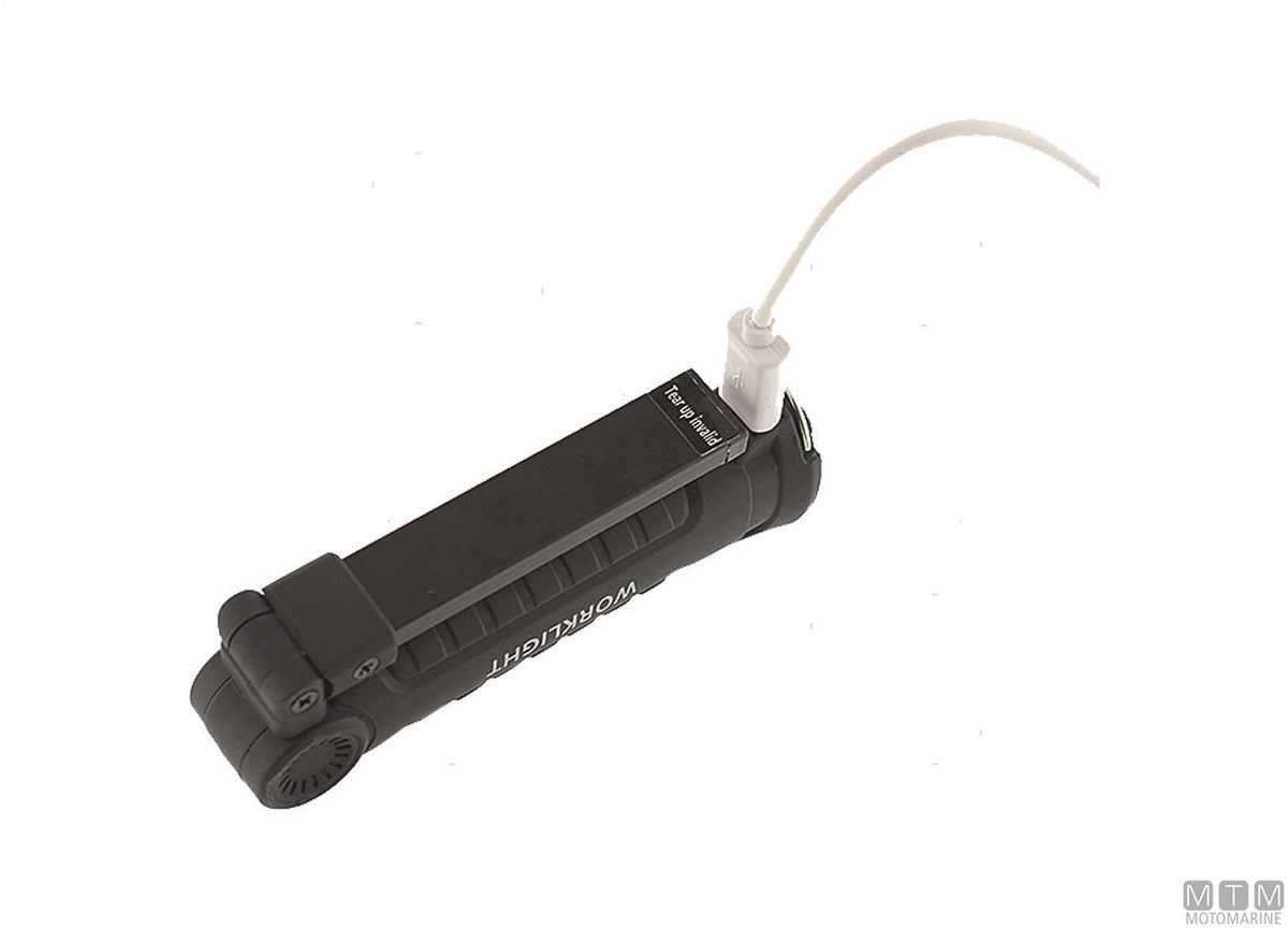 Rechargeable COB Work LED work light - original photo Motomarine Srl
