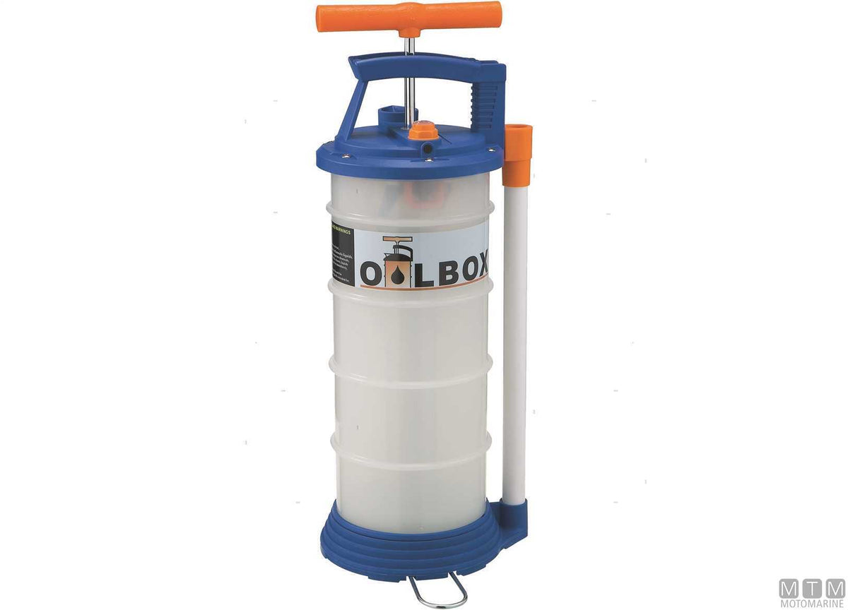 Oil change pump Oilbox 10 L - original photo Motomarine Srl