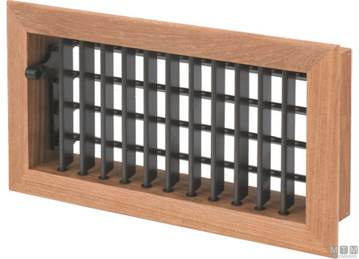 VF air supply grille 250x150 mm teak - original photo Motomarine Srl