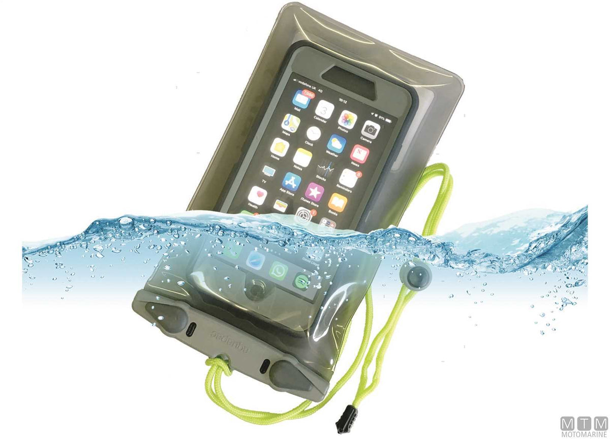 Aquapac phone waterproof case grey 368 - original photo Motomarine Srl