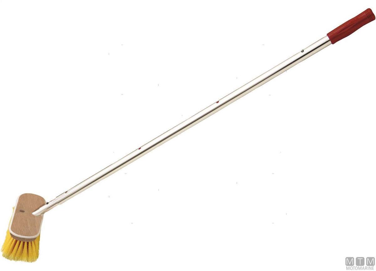 Yacht Line Lux stiff white brush - original photo Motomarine Srl