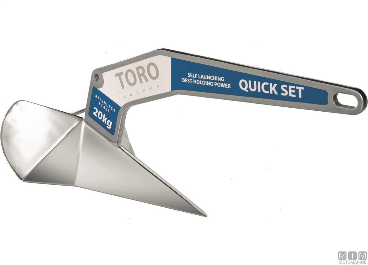 Toro anchor 16 kg, stainless steel 316 - original photo Motomarine Srl