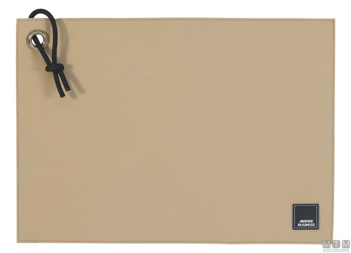 MB waterproof placemats set, white, 2 pieces - original photo Motomarine Srl