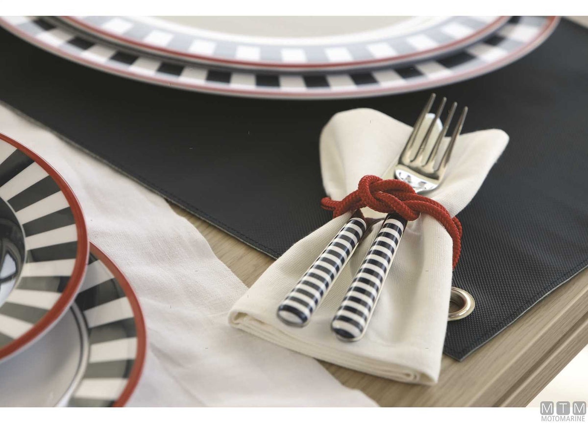 MB waterproof placemats set, beige, 2 pieces - original photo Motomarine Srl