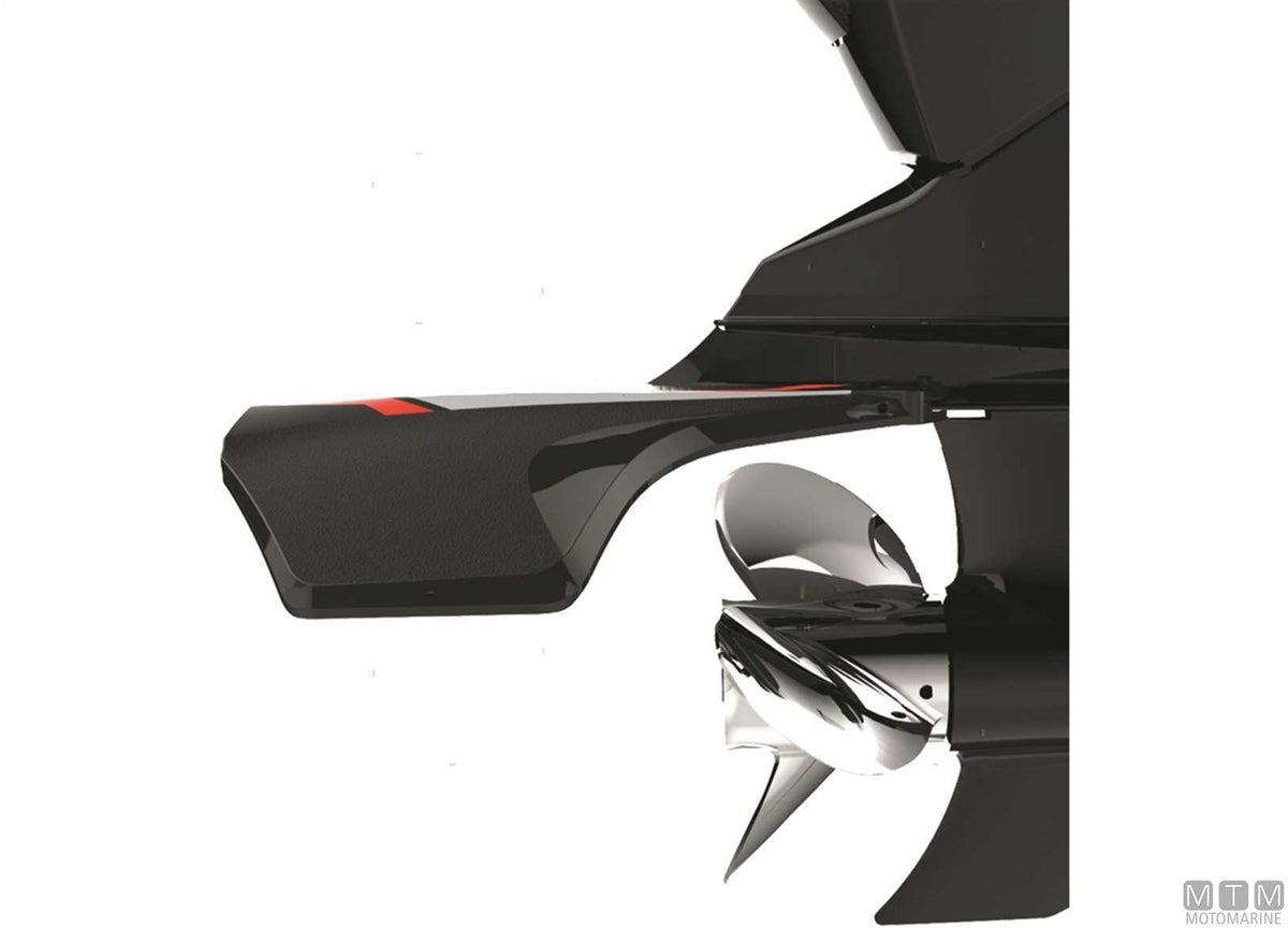 Stingray XR4 hydrofoils for engines from 40 to 300 HP - original photo Motomarine Srl