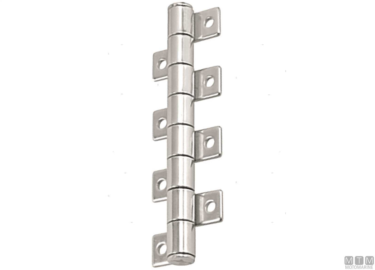 MATEC centipede friction hinge 99x28.5 mm in stainless steel 316 - original photo Motomarine Srl