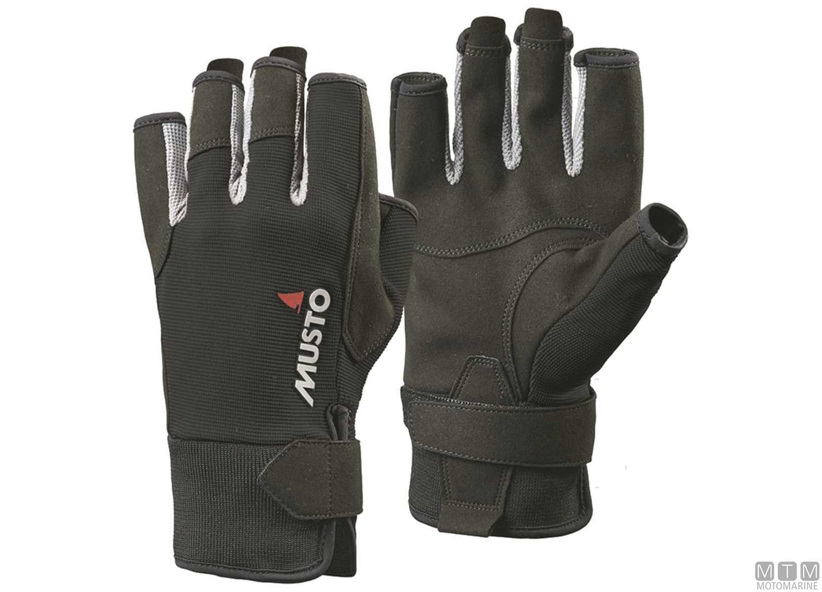 Musto Essential Sailing Gloves 991 black XS - original photo Motomarine Srl