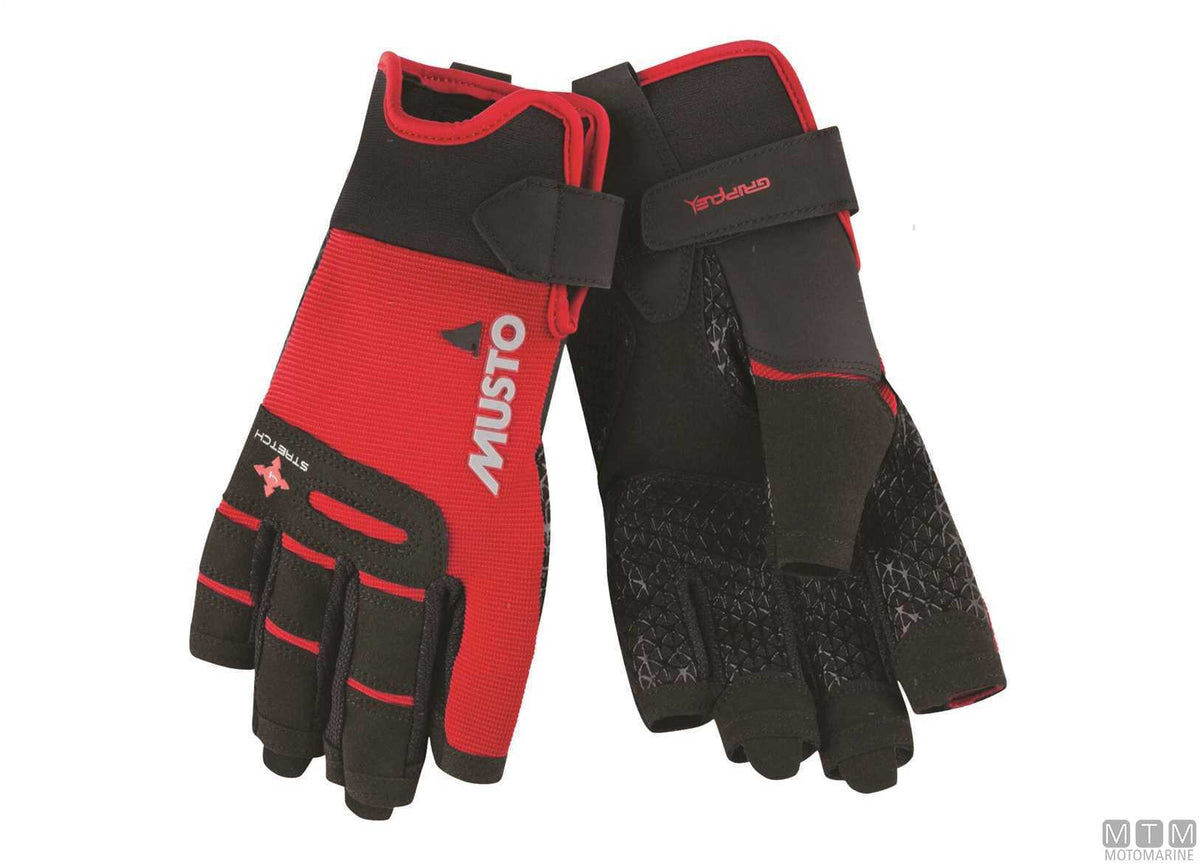 Musto Performance 3/4 Gloves 169 red M - original photo Motomarine Srl