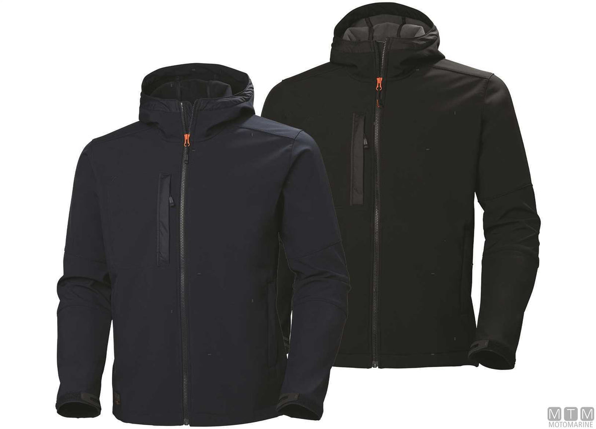 H/H Kensington Softshell Hooded Jacket 590 navy L - original photo Motomarine Srl