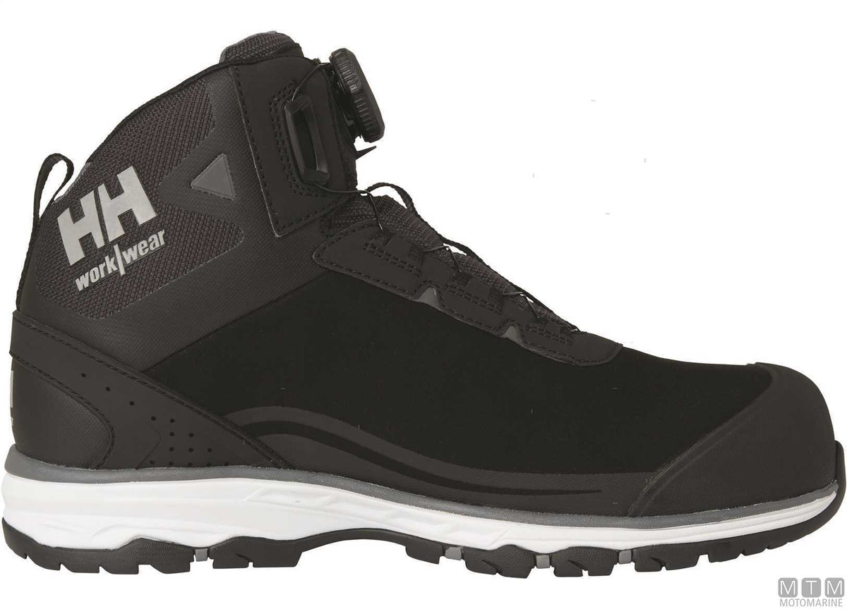 Boa H/H WW Chelsea Mid 930 black safety shoes 45 - original photo Motomarine Srl