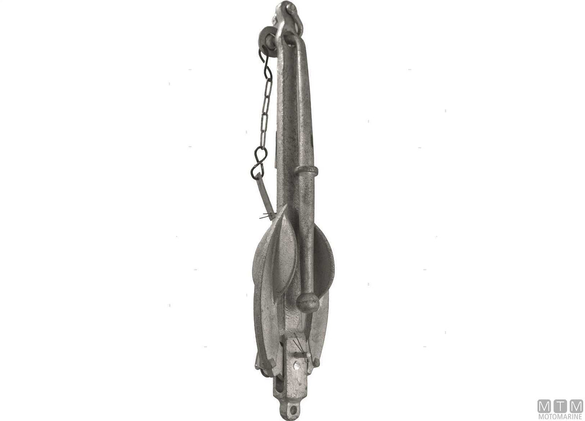 Folding admiralty anchor 20 kg hot-dip galvanized steel - original photo Motomarine Srl